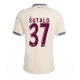Ajax Josip Sutalo #37 Replike Rezervni Dres 2025-26 Kratak Rukav